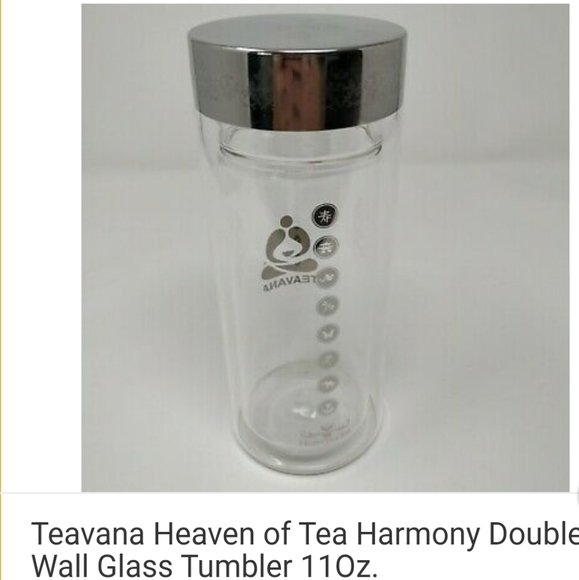 Teavana Double Walled Glass tumbler - Picture 1 of 13